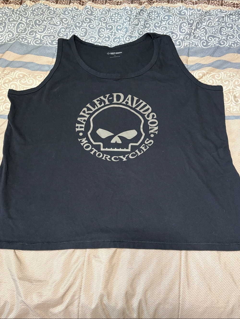 Harley-Davidson Women's Willie G Skull Tank Ultra Classic Size 3W